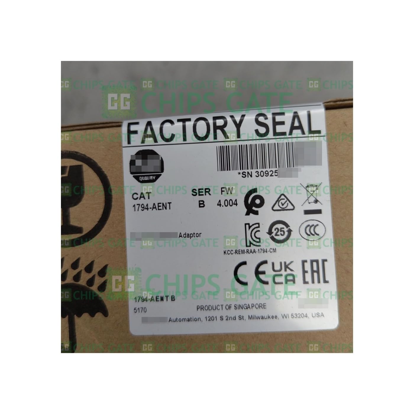1 PCS New Factory Sealed 1794-AENT 1794AENT SER I/O Adaptor US