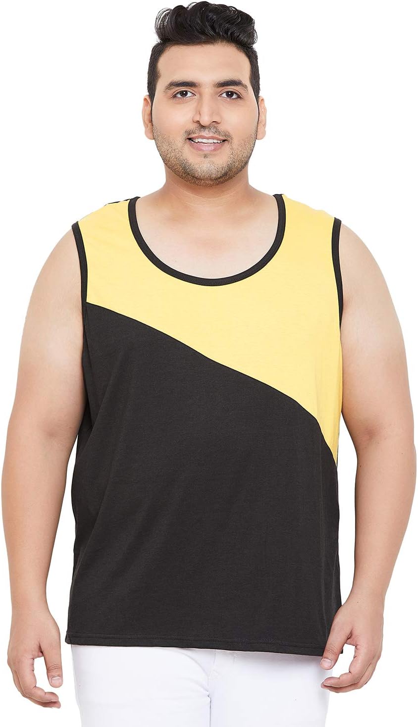 BigbananaPlus Size Men's Cotton Vest