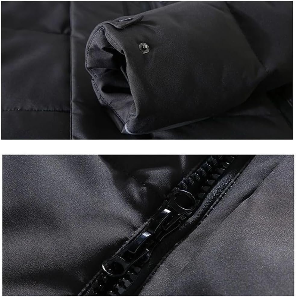 Haitpant Men Winter Down Coat Casual Long Parka Overcoat Outdoor Warm Thick White Duck Down Jacket Hooded Puffer Jackets