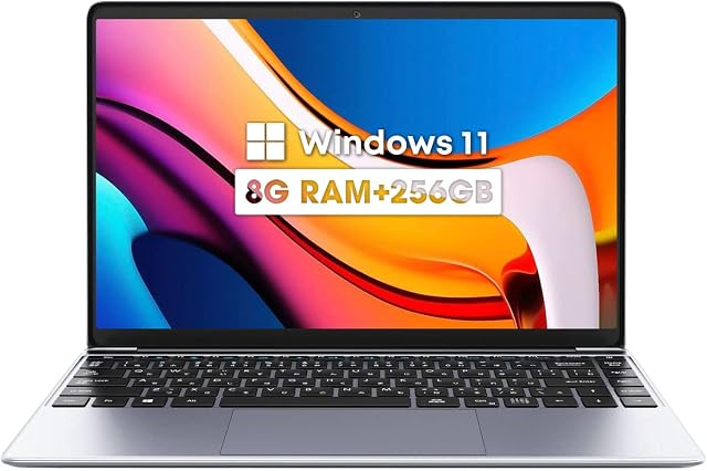 CHUWI Herobook Pro Laptop, 14 inch 8GB RAM 256GB SSD(TF 512GB), FHD(1920x1080) 16:9 IPS Windows 11 Laptops, Intel N4020(Up to 2.8GHz), 4K Video, WiFi, BT4.0, Mini-HDMI Support Win11