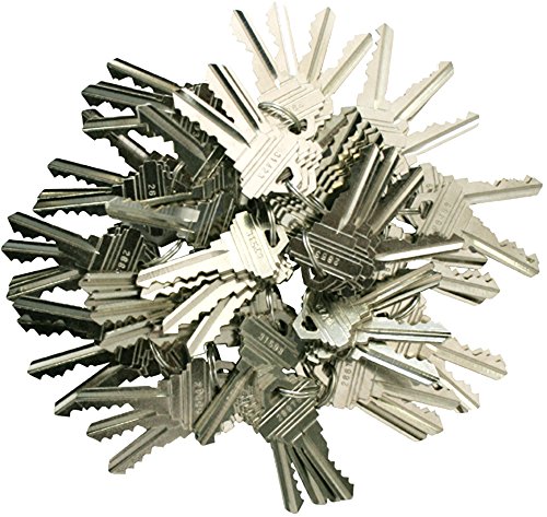 100 Pieces SC1 SC4 Compatible Precut Keys 5 Pins 25 Sets of 4 SC Keys Locksmith