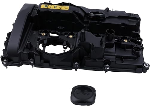 11127611278 11128605598 Engine Valve Cover with Gasket & Cap Compatible with BMW B48 2.0T Engine 230i 430i 2017-2020, 330i 530i 2017-2019, X1 L4 2.0L 2016-2019, X3 L4 2.0L 2018-2019