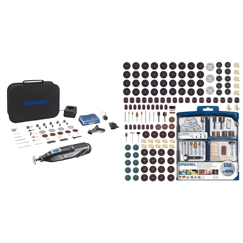 Dremel 8240 outil rotatif sans fil 12V avec son coffret complet de 150 accessoires de précision