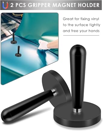 PACETAP Car Vinyl Wrap Tool kit 38pcs, Window Tint Tools Kit Including Package Bag, Felt Squeegee, Edge Trimmer, Soft Corner Squeegee, Retractable Kinfe, Carving Knife, Cut Knife, Gloves
