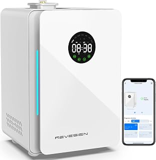 HVAC Scent Diffuser Whole House, Waterless Cold Air Diffuser, Hotel Scent Diffuser, Scent Air Machine for Home, Aromatherapy Essential Oil Diffuser Coverage 3000 Sq. Ft.,Diffuser for Large Room -White