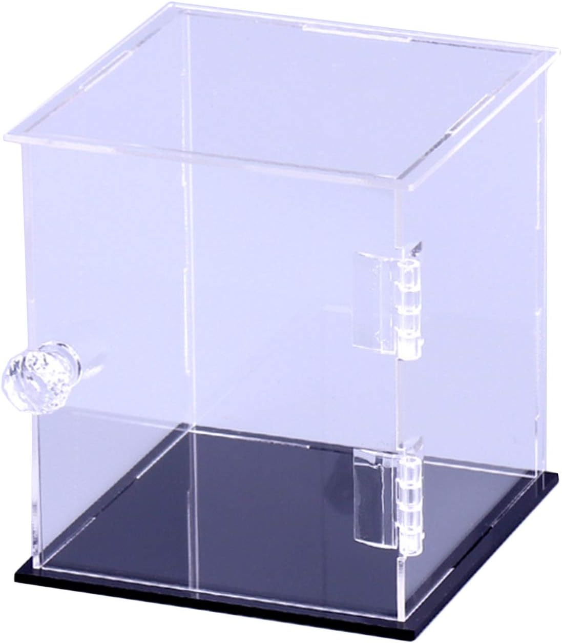 XINGLL Acrylic Display Case Showcase, Clear Dust Proof Protection Box Side Open Door Type, For Toys Diecast Cars Action Models Dolls Jewelry Storage, Self-Assembly