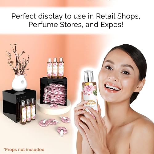 Miniatura 9 de Caja elevadora de acrílico de 12 pulgadas con un lado abierto, sin tapa, versátil y cuadrado transparente de plexiglás para mercancías al por menor