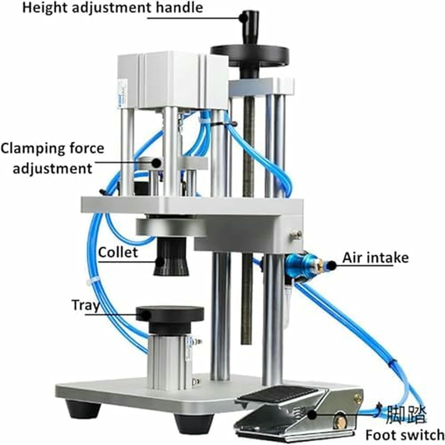 Hand Bottle Cover Pump Tool, Stainless Steel Bottles Sealant for an Efficient Perfume Seal and Plastic Covers, High Speed Operation ~/ image 4