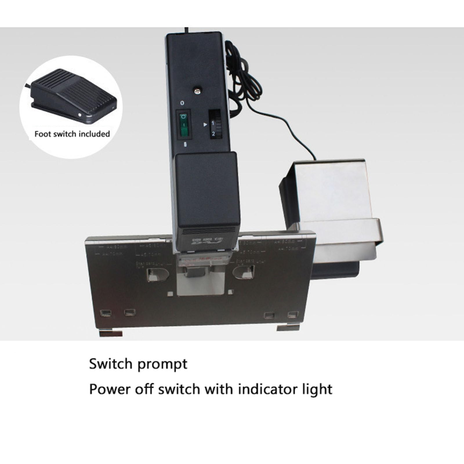 Macchina rilegatrice per libri con pinzatrice per impieghi gravosi da 220 V, macchina rilegatrice elettrica rapida, piatta, 2-30 fogli