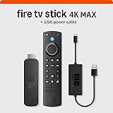 Amazon Fire TV Stick 4K Max with USB Power Cable (eliminates the need for AC adapter)