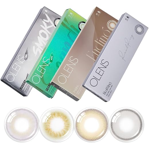 OLENS Daily Color Contact Lens - Russian Smoky Grey