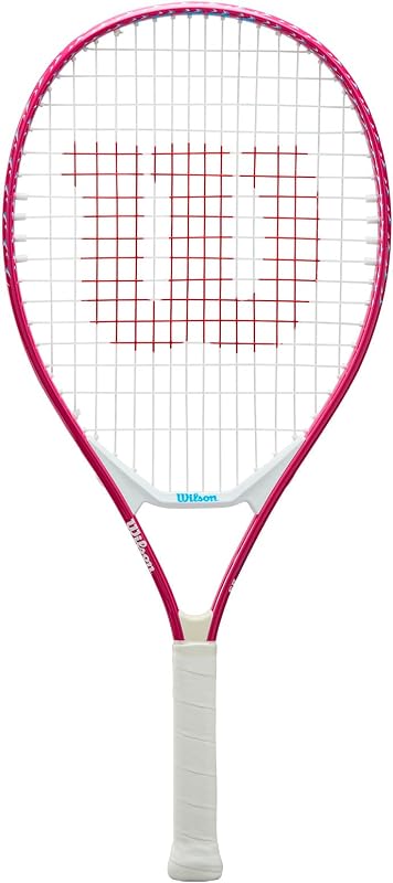 Raqueta de tenis recreativa para niños Ultra Power de 23" - Rosa/Blanco/Azul