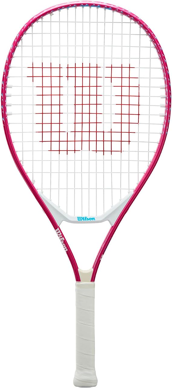 Wilson Ultra Power 23 Junior Recreational Tennis Racket - Pink/White/Blue