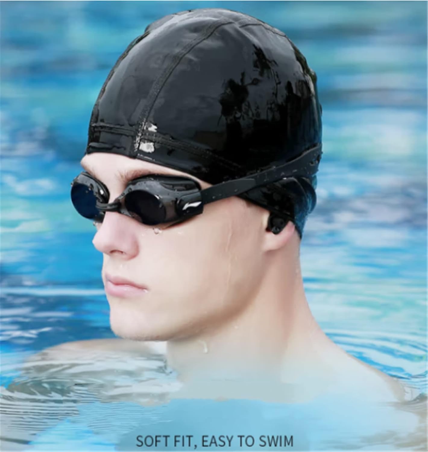 スイミングキャップ 男性と女性の水泳キャップ pu長い髪の防水水泳キャップは快適な水泳キャップです 使いやすい(Pink)