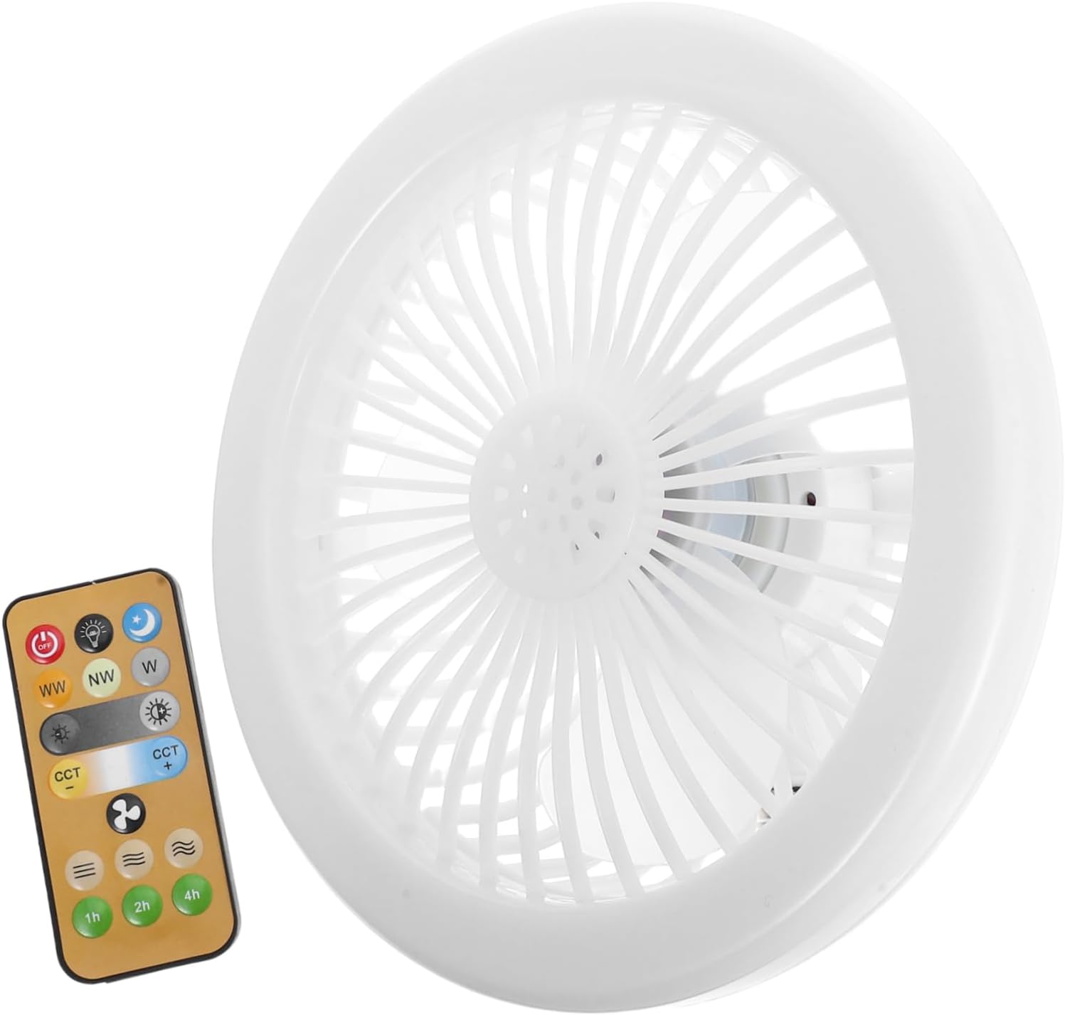 Homoyoyo Adjustable Base Aromatherapy with Remote Control Multi Functional Cooling for Bedroom Living Office Compact Ceiling Light and Fan with