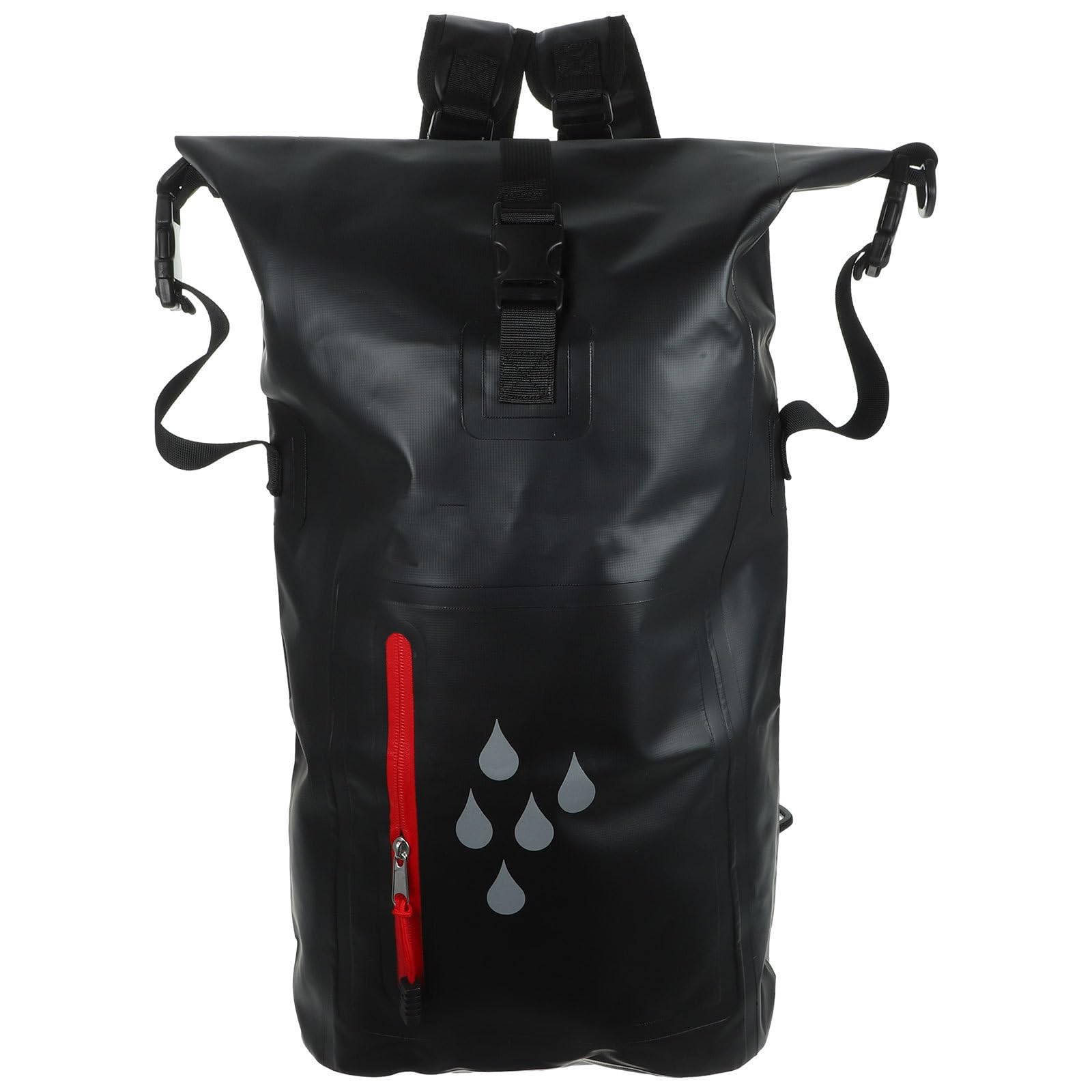 Zaino da Nuoto Pieghevole 25l in PVC 500d Nero