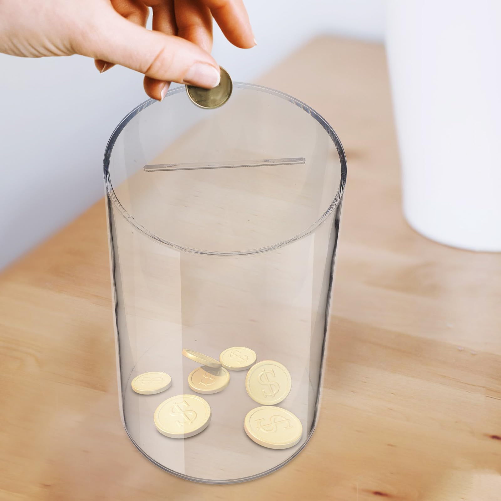 韓国製 50saving アクリルBOX付 絵文字 現金貯金 Amazon.co.jp: DOITOOL アクリル製透明貯金箱 割って開ける紙幣収納