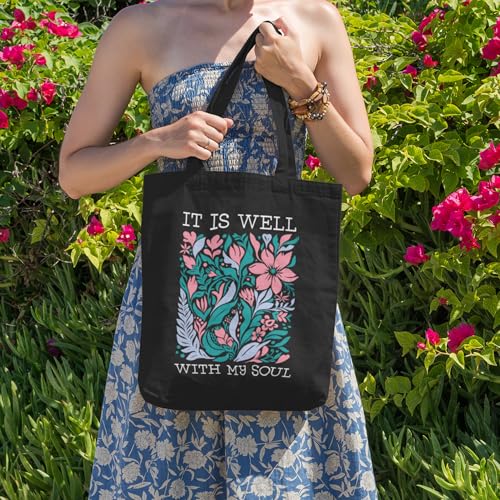 Image of Kaigan Premium Tote Bag Printed Designed Canvas Tote Bags For Women, Ecofriendly Cotton Canvas Bag for Girls Tote bag For Shopping, College, Travel, Handbag For Unisex