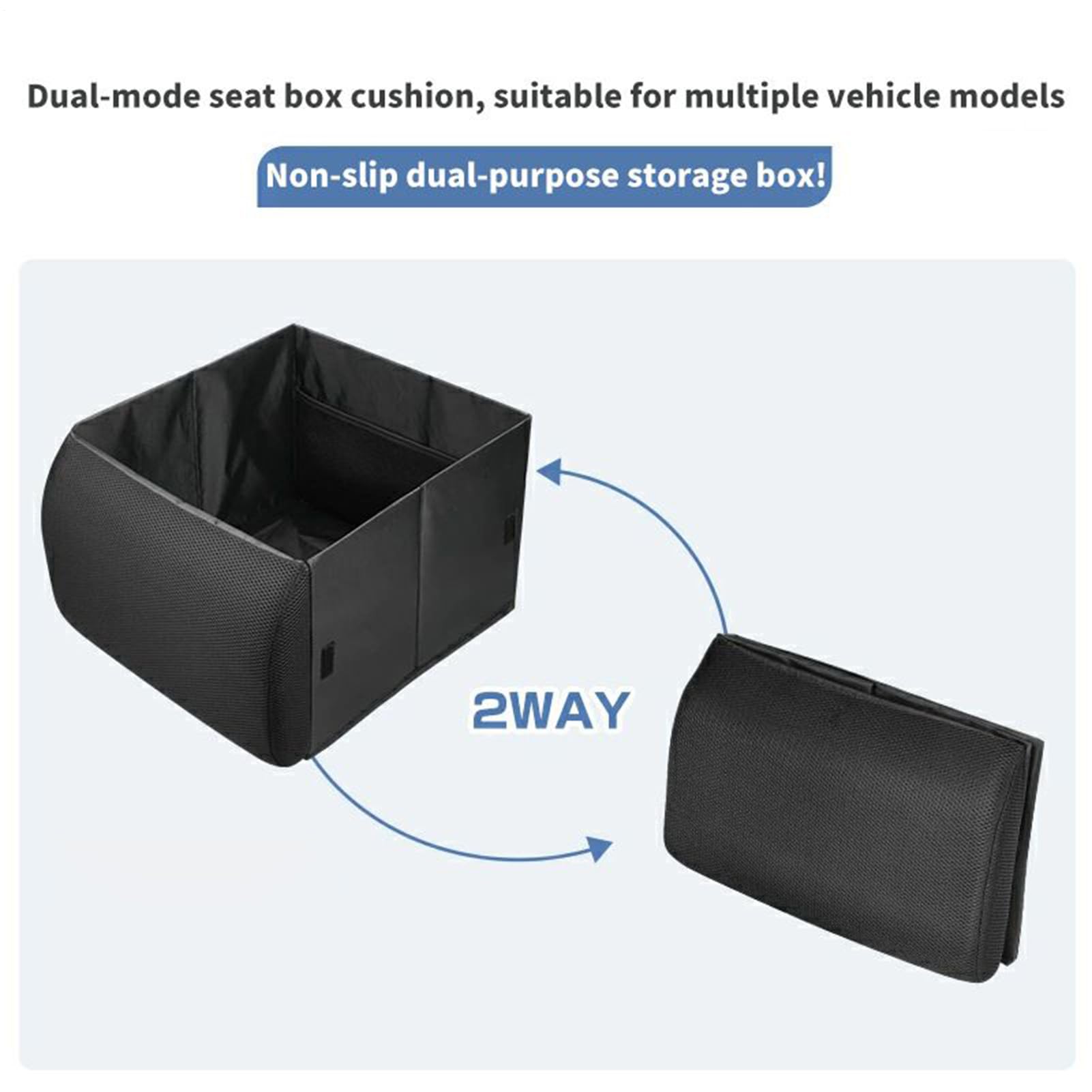Organizer Bagagliaio Auto Cuscino 2 In 1 Supporto Schiena Conducente 30L