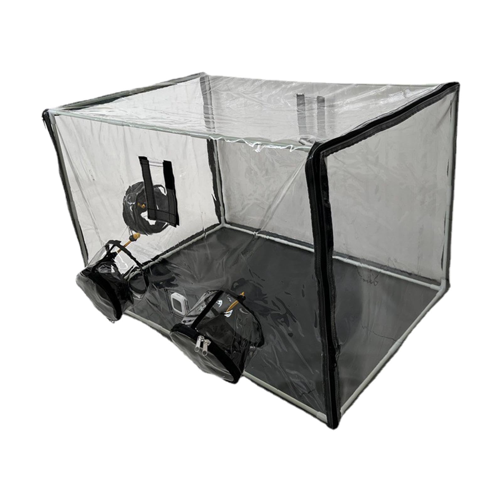 F Fityle Mini Serra per Funghi, Impermeabile, Riutilizzabile, Pieghevole, 3 sfiati, fioriere in Vaso per Serre, tetti,