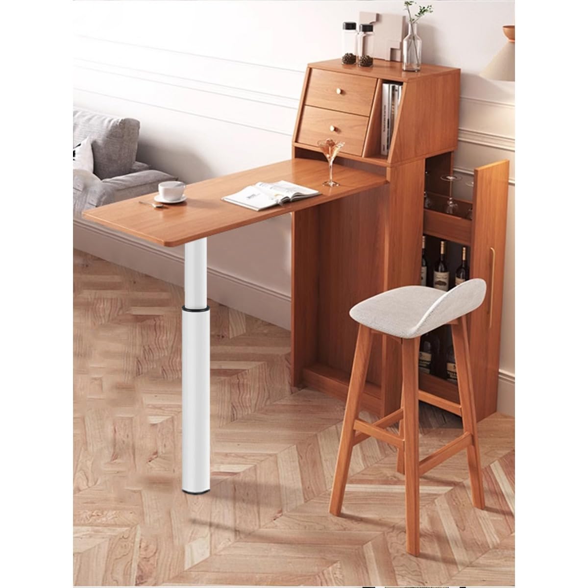 金属鋼の折りたたみ式の足 調節可能な脚の家具の足 伸縮式テーブル脚 安定 家具脚 冷間圧延鋼製伸縮バーデスク脚 高さ調節 折りたたみ