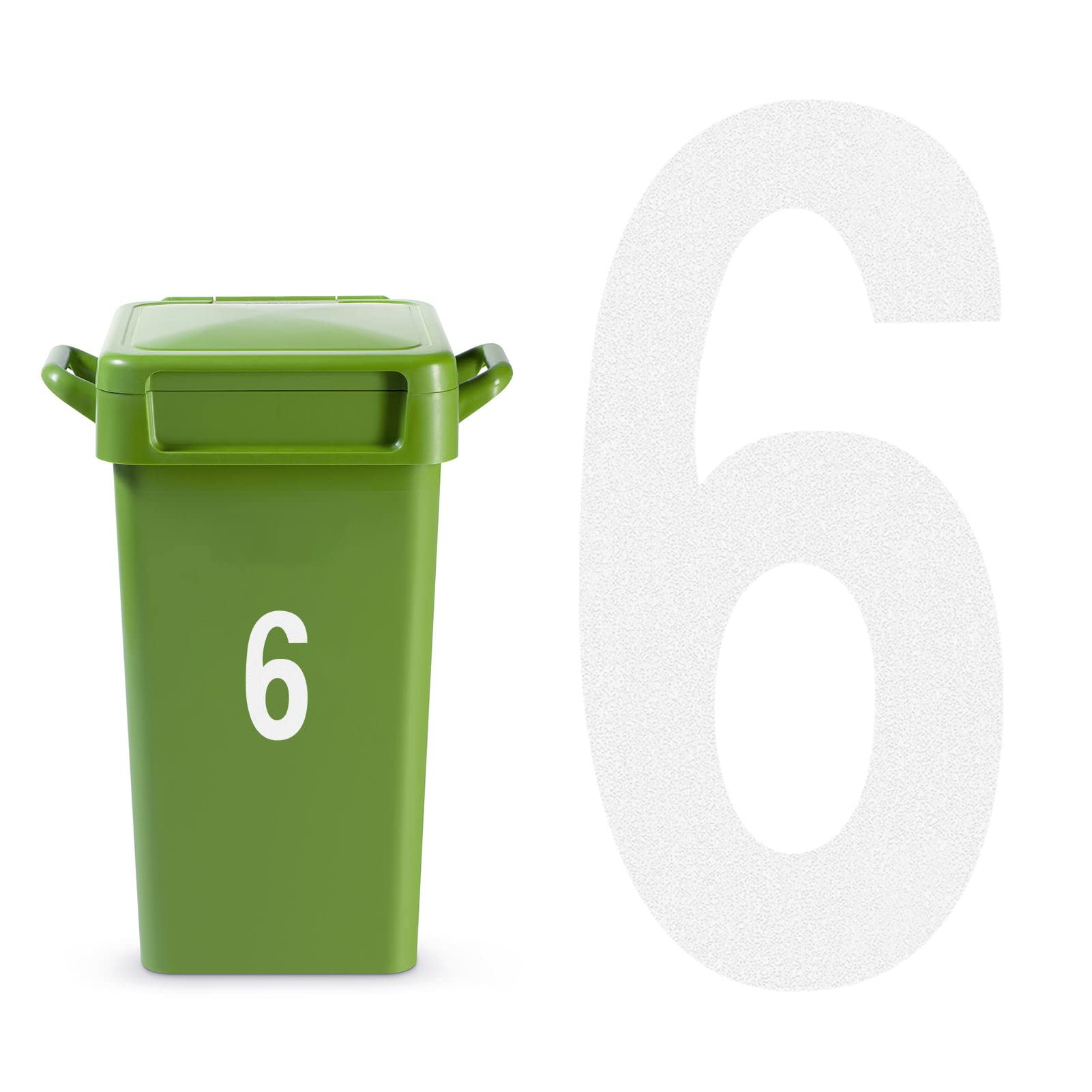 Buy 3 Pack Wheelie Bin Numbers for Bins Numbers 09 Wheelie Bin