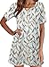 Summer Dresses for Women 2026 Casual Spring Midi Boho Dress Fashion Elegant Classy Beach Vacation Clothes Colorful Leaf XX-Large