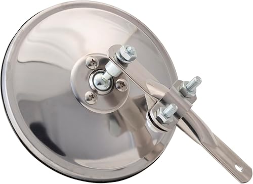 Miniatura 2 de Grote 28033 - Espejo de punto ciego redondo de 5" con abrazadera y conjunto de brazo