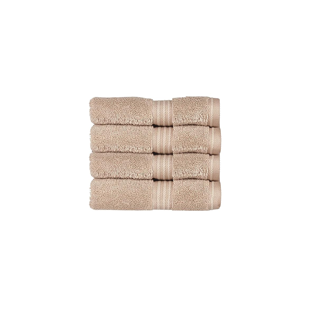Christy Supreme Hygro 2 Hand Towels Set | Blush Pink | 100% Luxury Supima Cotton | Ultra Soft | Super Absorbent | 650GSM | Plush and Long Lasting — view 47