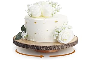 Rustic Wooden Cake Stand