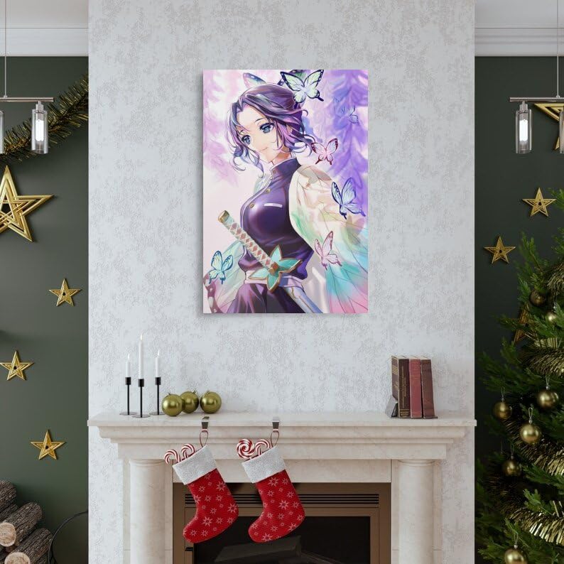Shinobu Kocho Demon Slayer Poster Décoratif Sur Toile Pour Chambre à