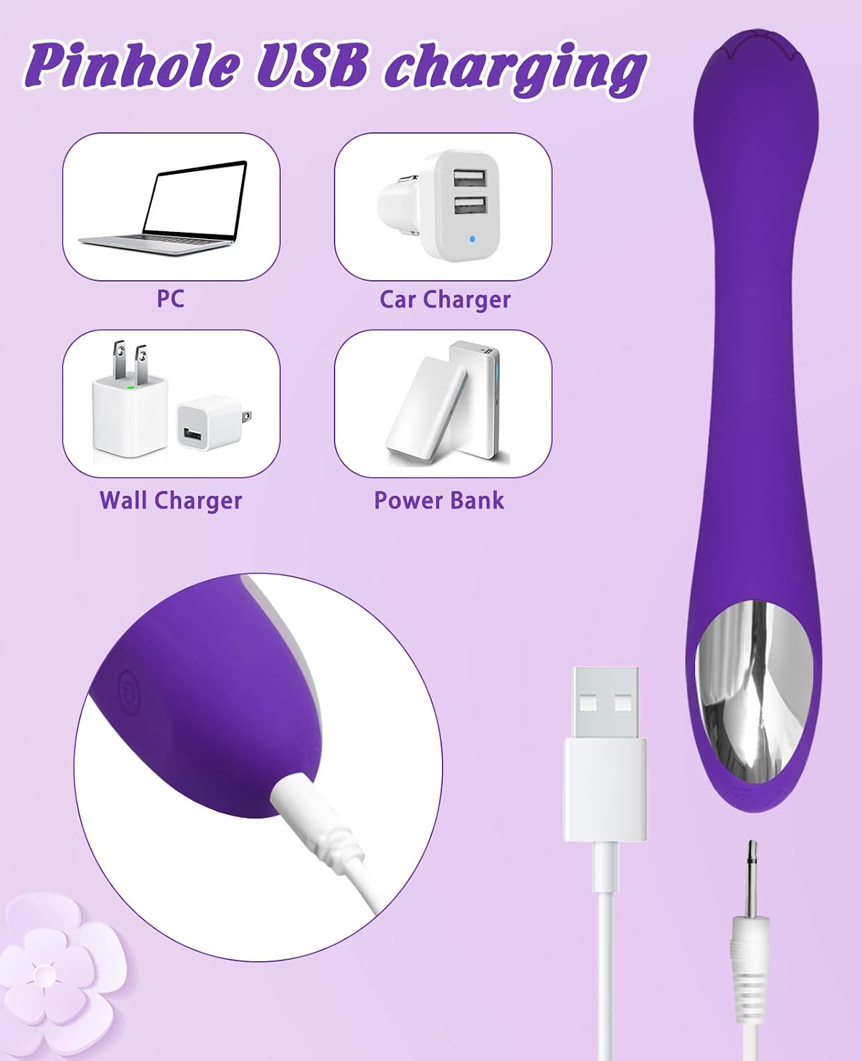 Alovegarden G-Spot Vibrator, Finger & Clitoral Vibrators Sex Toy for Women