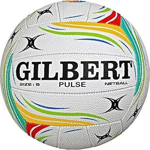 Gilbert Netball Ball Match Pulse Multi Size 5 Cover