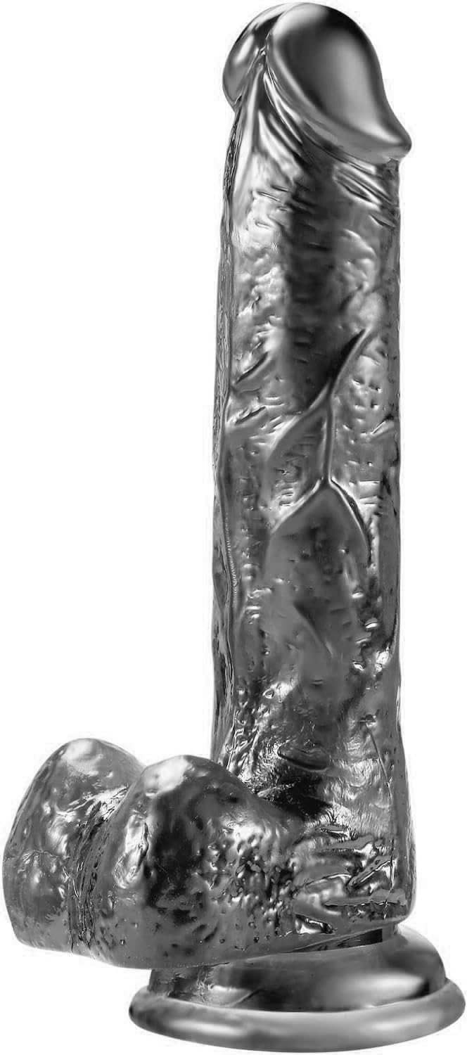 6 inches Realistic Dildo for Beginners, Silicone Anal Dildos with Strong Suction Cup Base, Lifelike Fake Penis, Adult Sex Toys for G spot Stimulator Anal Plug Training Sets (6"Purple) — view 7