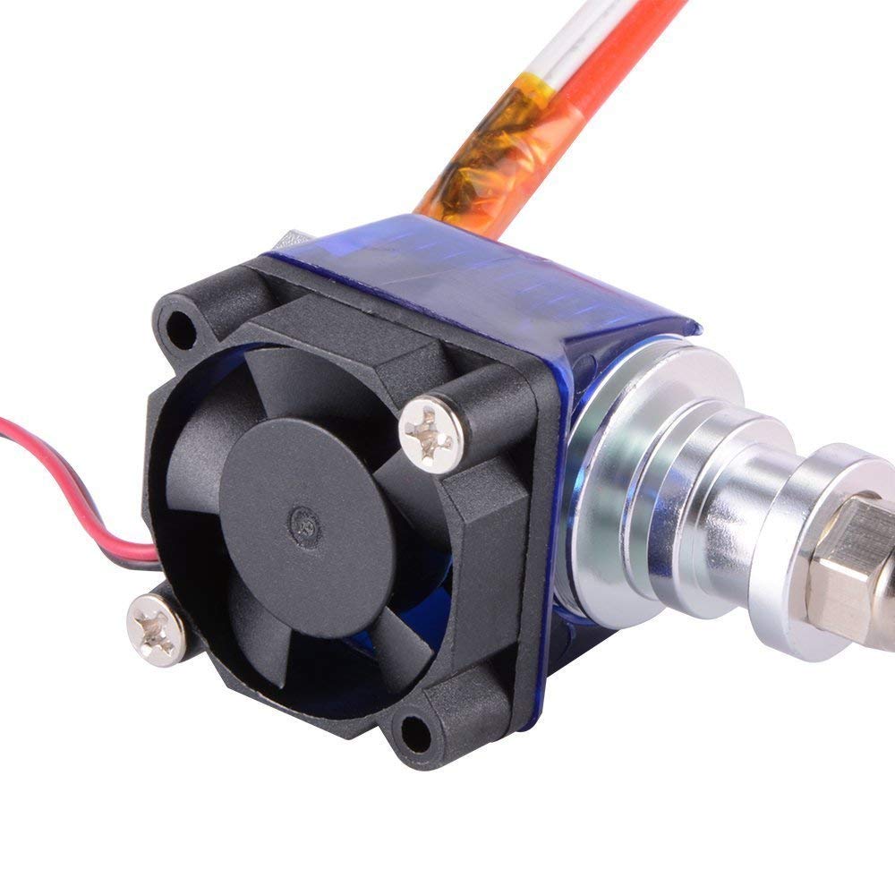 DollaTek Metalowa g?owica J-Head V6 Hot End do drukarki 3D 1,75 mm filament Bowden wyt?aczarka 0,4 mm dysza Kossel Mini Prusa i3