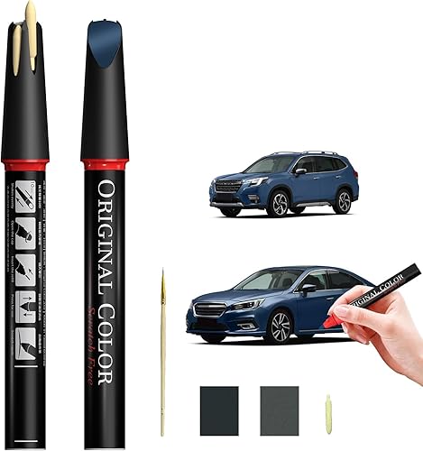Carhoo SAL Abyss Blue Pearl Compatible con Subaru Exact Match Lápiz de Pintura de Retoque Código: SAL (Abyss Blue Pearl),Código: 202 Negro/Negro
