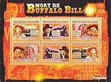 Gebiet: Guinea Prophila Collection Guinea 5154-5159 Kleinbogen (kompl. Ausgabe) 2007 Buffalo Bill (Briefmarken für Sammler) Eisenbahn/Seilbahn