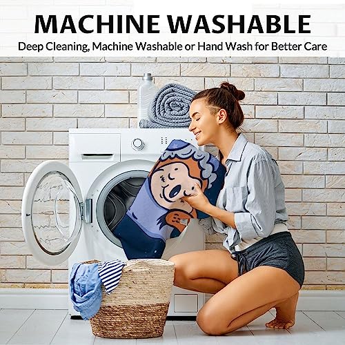 Mercuryelf Custom Sloth Throw Blanket - Soft, Fuzzy & Warm - 50x60 Inches Flannel Blankets for Living Room, Sofa - Dark Blue Cute Throws Gift for Teens