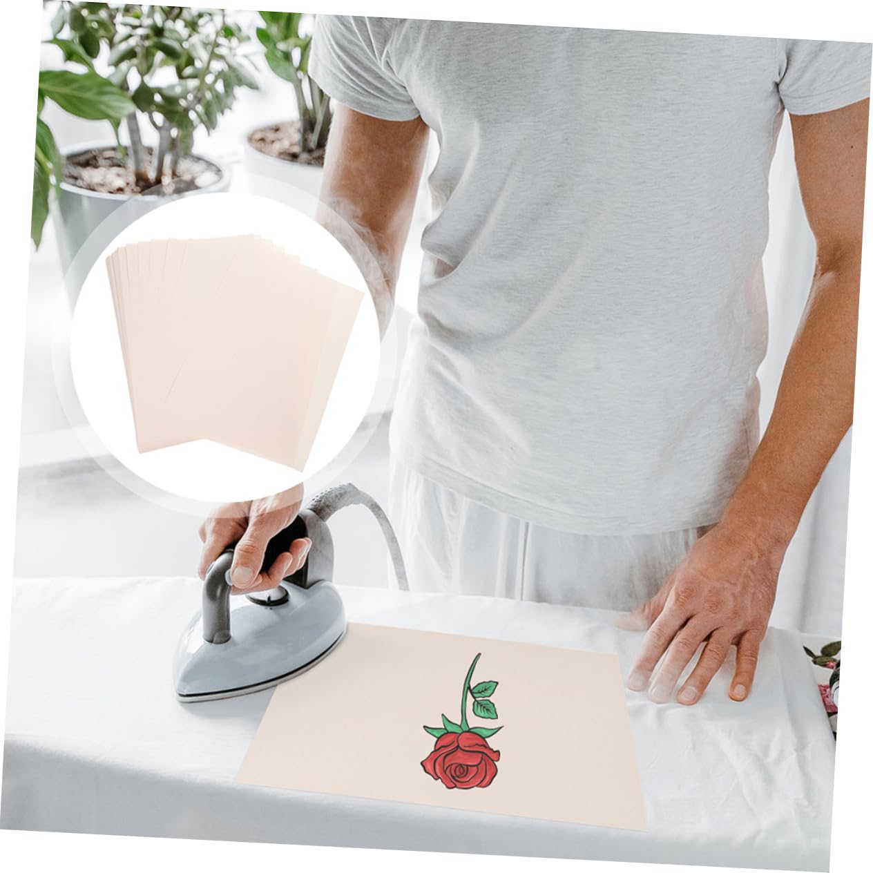 Happyyami 100blätter Sublimationspapier Für T-shirts Tassen Und Diy-projekte Schnelltrocknendes Transferpapier Für Helle Textilien Geeignet Für Keramische Und Metallische Oberflächen