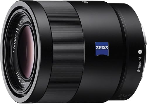 Sony 55mm F1.8 Sonnar T* FE ZA SEL55F18Z Full Frame Prime Lens - International Version - 15PC Bundle Includes + 3PC Filter Kit (UV-CPL-FLD) + 4PC Macro Filter Set (+1,+2,+4,+10) + More
