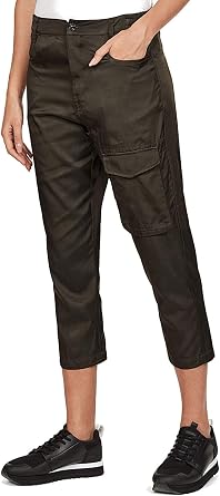 G-STAR RAW Womens Boxxa 3D Mid-Waist Boyfriend Cargo Pant