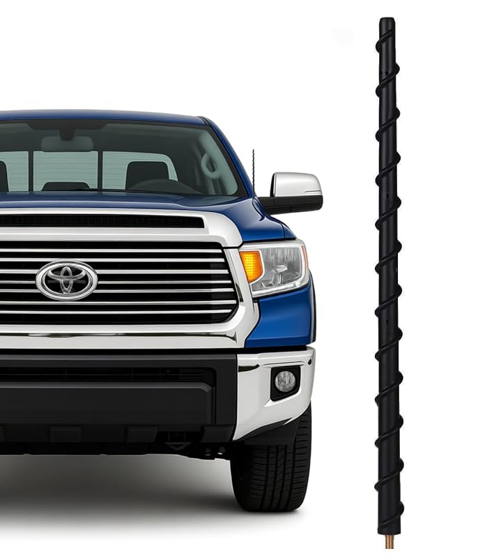 Antena automotiva de 33 cm para Toyota Tundra, Tacoma e FJ Cruiser, com bobina interna de cobre Anjumara