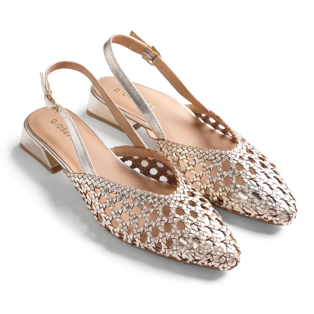 GIOSEPPO Kipili Women's Adjustable Strap, Platinum, EU 41 - UK 7