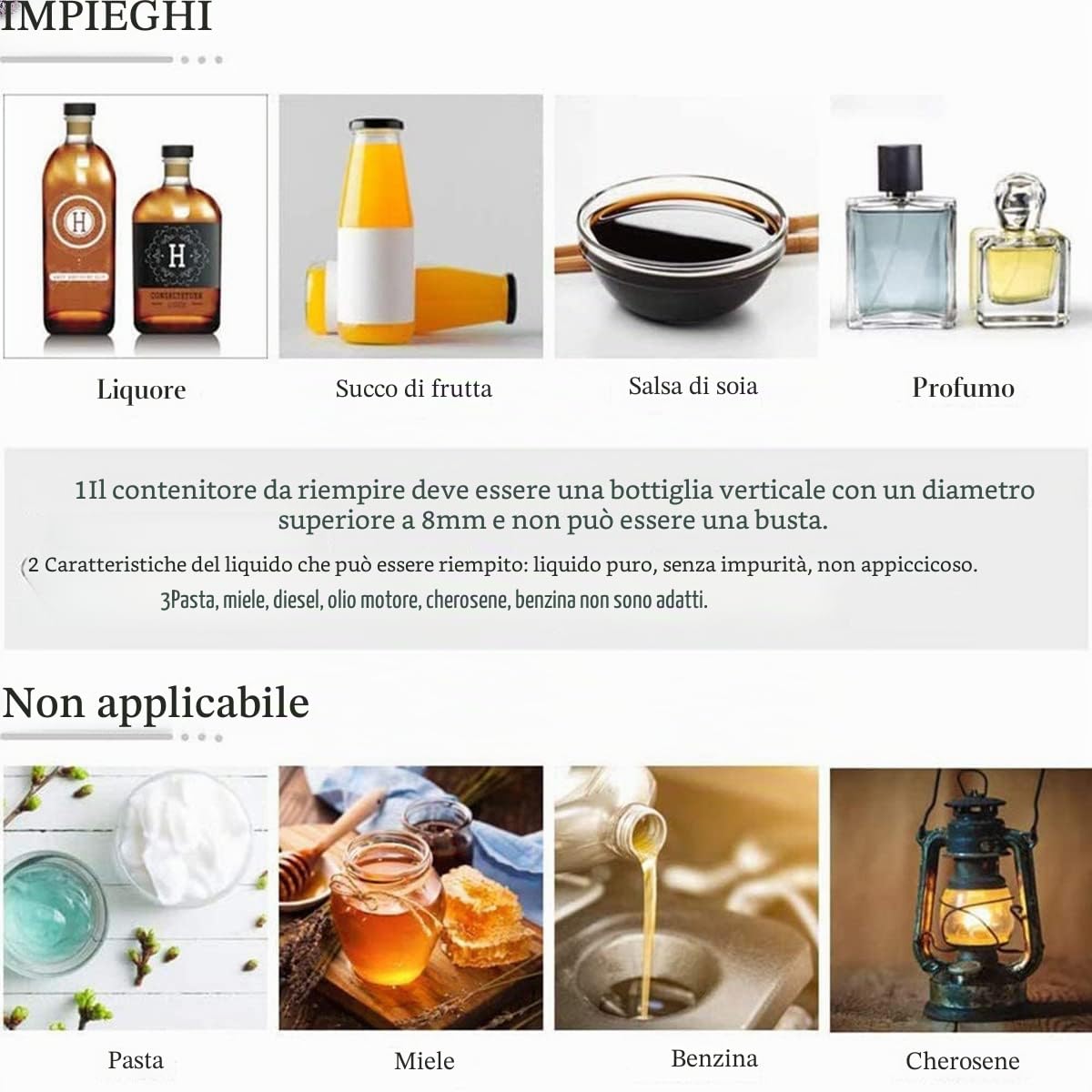 BLANKX Riempitrice Liquida ​per Liquidi Viscosi da 50-10000ML, Riempitrice Liquida ​per Liquidi A Grande Portata di Pesatura Automatica, per Olio Commestibile, Detersivi