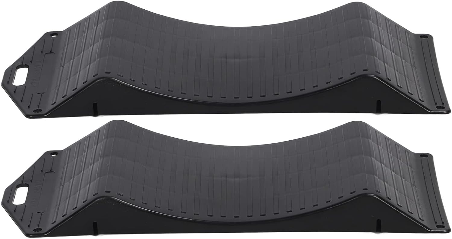 Tire Saver Ramps,Anti Slip Boat Trailer Tire Savers Heavy Duty,2 Pack Car Ramps Metal for Flat Spot,Flat Tire Prevention, for Car Truck RV Trailer(18P: 44.4x19.5x3.5cm/17.48x7.67x1.37in)