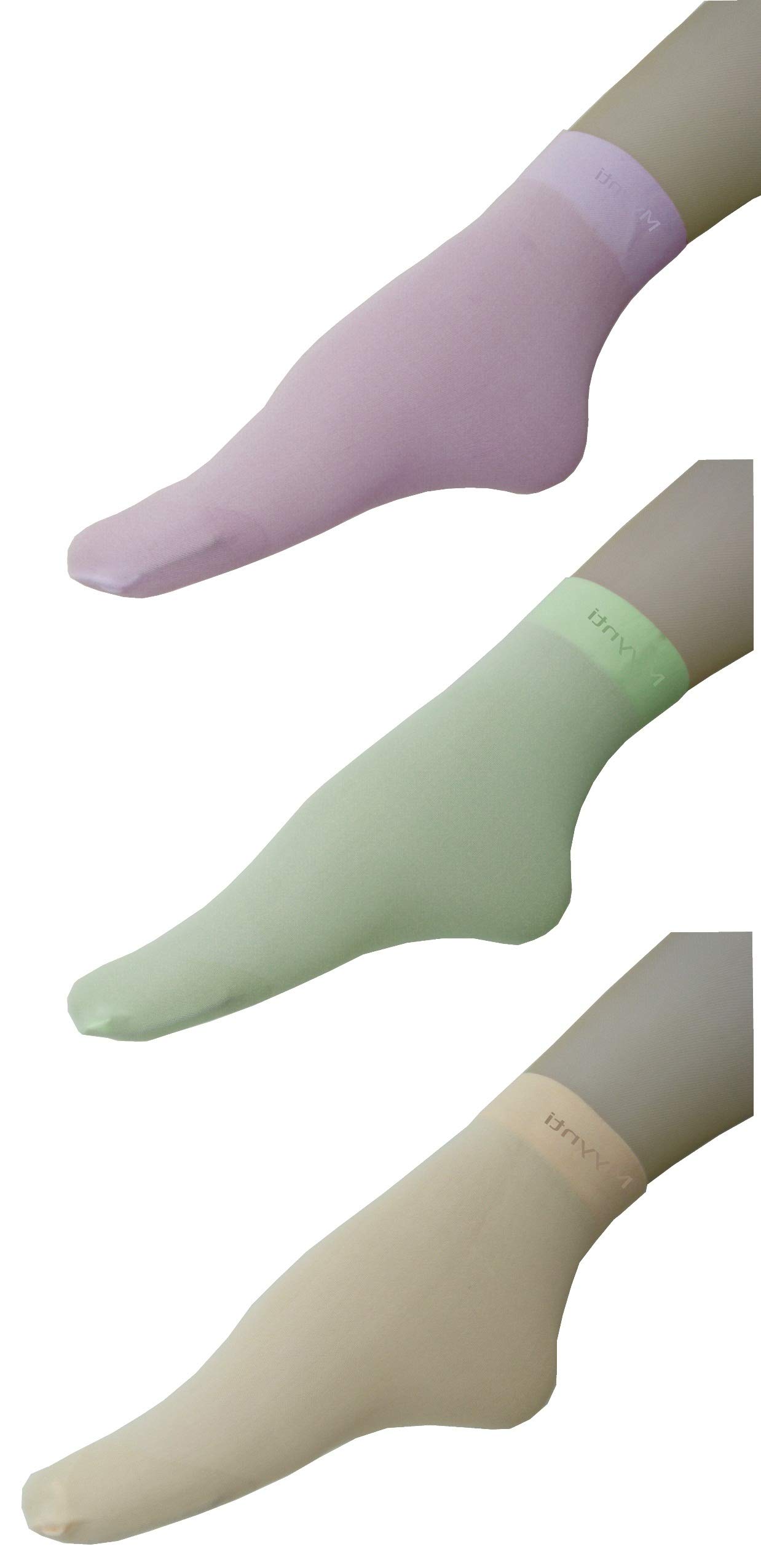 Ultra-Thin Net Solid Summer Multicolor Socks for Women Girl's Ankle Length Transparent (Pack_of_3)-image-24