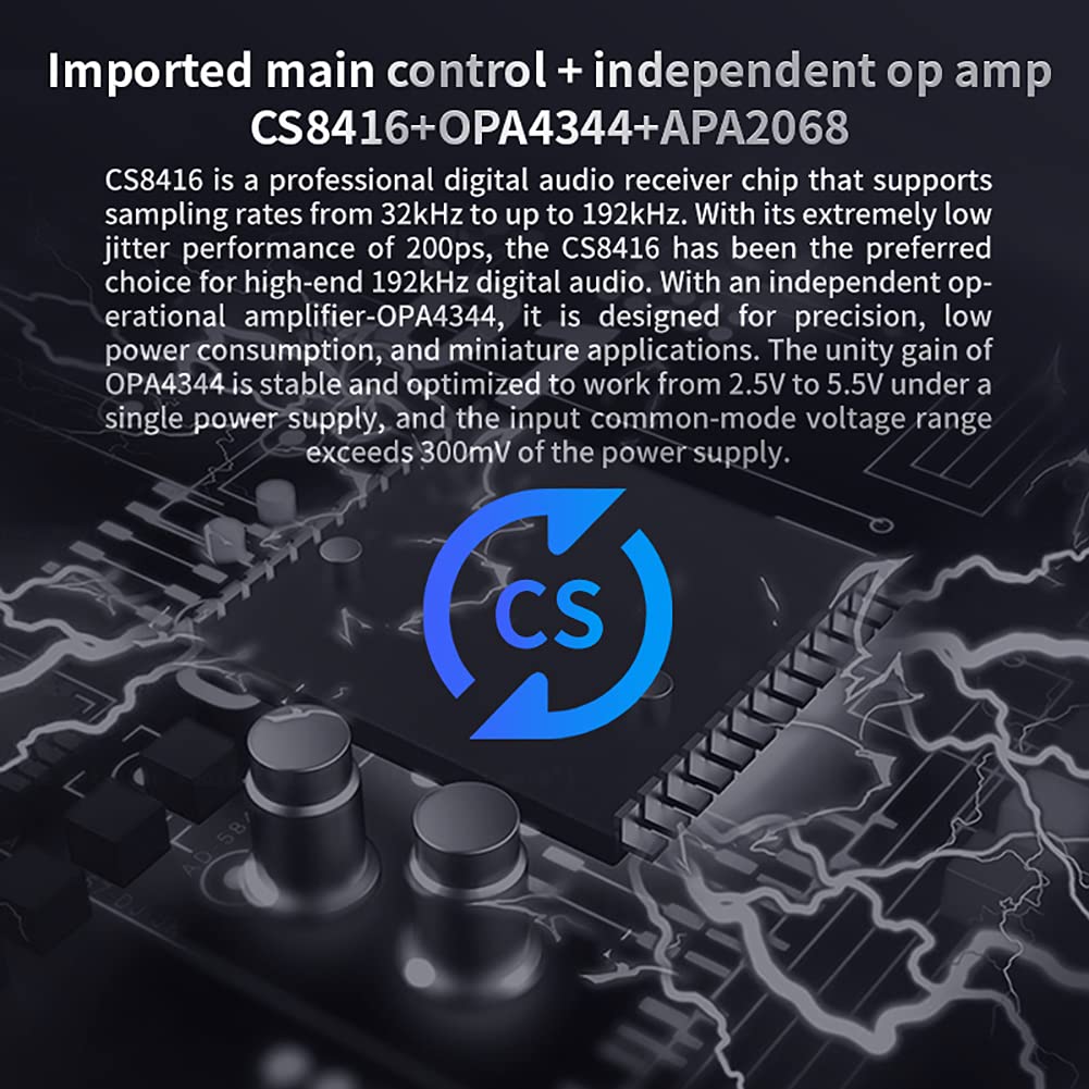 Convertidor De Digital a Analógico, DAC Digital SPDIF Fibra a Analógico L/R RCA Convertidor De Fibra Toslink a Conector De 3,5 Mm Adaptador De Audio Amplificador Decodificación DAC Lotus 3.5