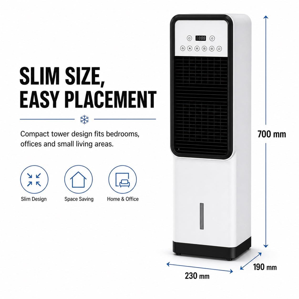 Climatizzatore Portatile 12000 Btu con Telecomando | Materiali Durevoli, Raffreddamento e Riscaldamento Mobile, Funzionamento Efficiente Dal Punto di Vis