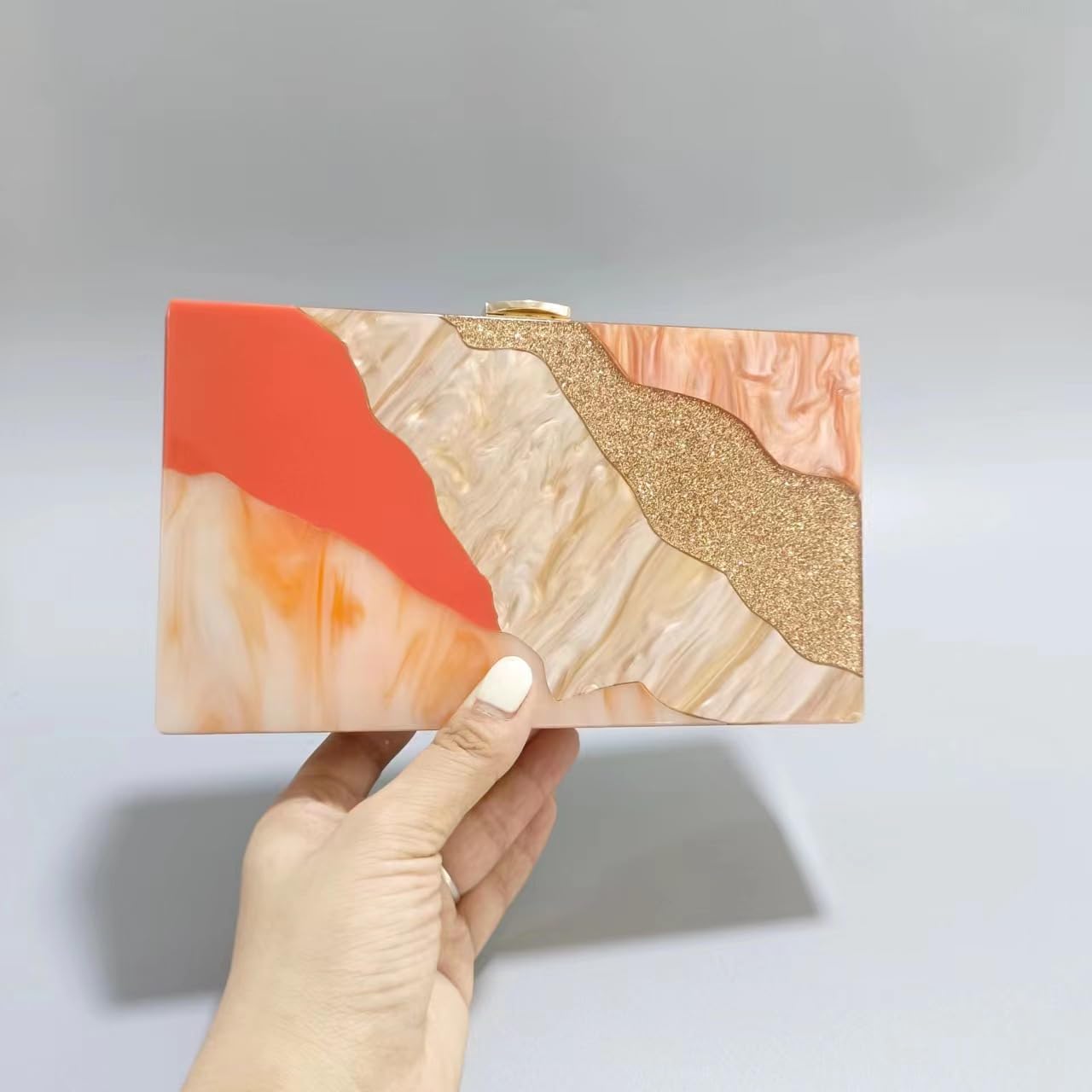 Pochette y Clutch de Acrílico para Mujer
