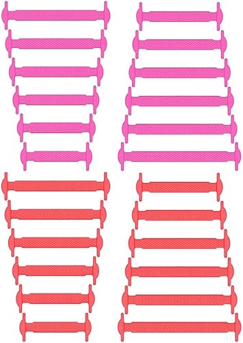 Amazon Vamotto 伸びる靴紐 結ばない靴紐 子供 大人用 シリコン 結ばない靴ひも スニーカー 紐 ゴム 靴ひも シューズ スニーカー 運動 おしゃれ 靴紐 結ばない 結ばない靴ひも 子供用 2組 イエロー ピンク 靴ひも